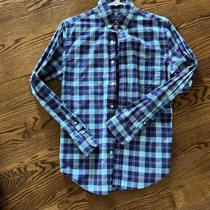 Plaid slim fit tucker shirt from VV.
